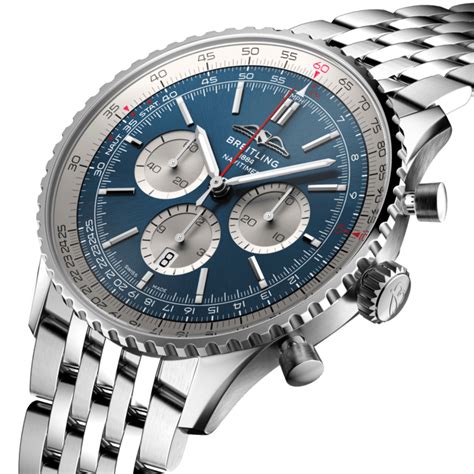 breitling navitimer 43 blau|breitling navitimer b01 chrono 46.